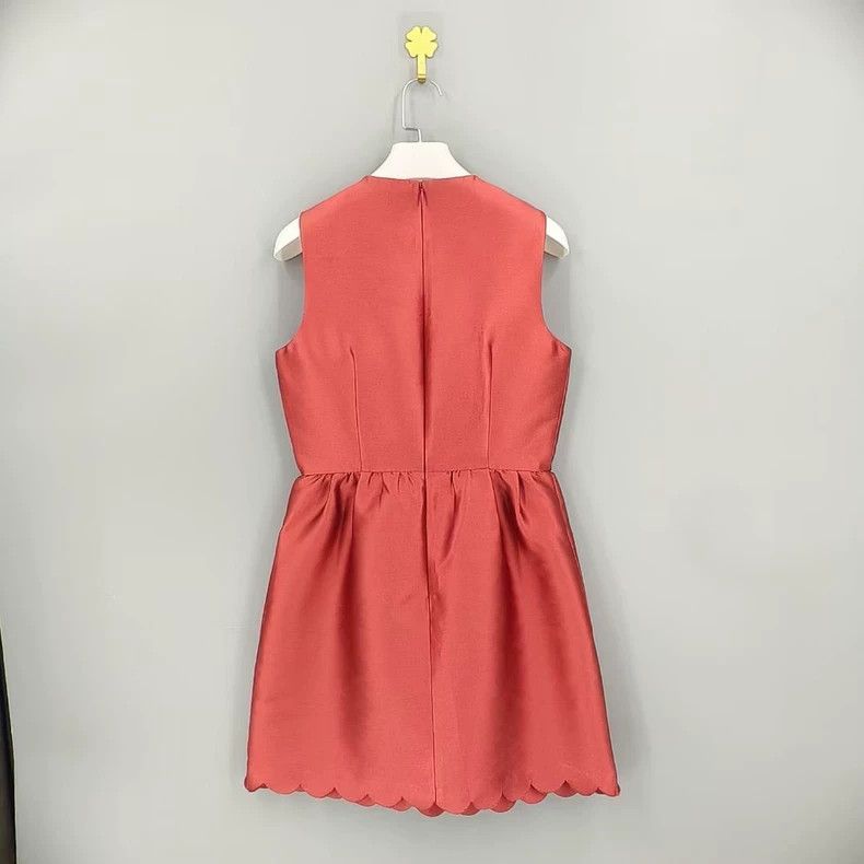 Valentino Valentino Sleeveless Dress in Red Size US 40 / EU 56 - 2 Thumbnail