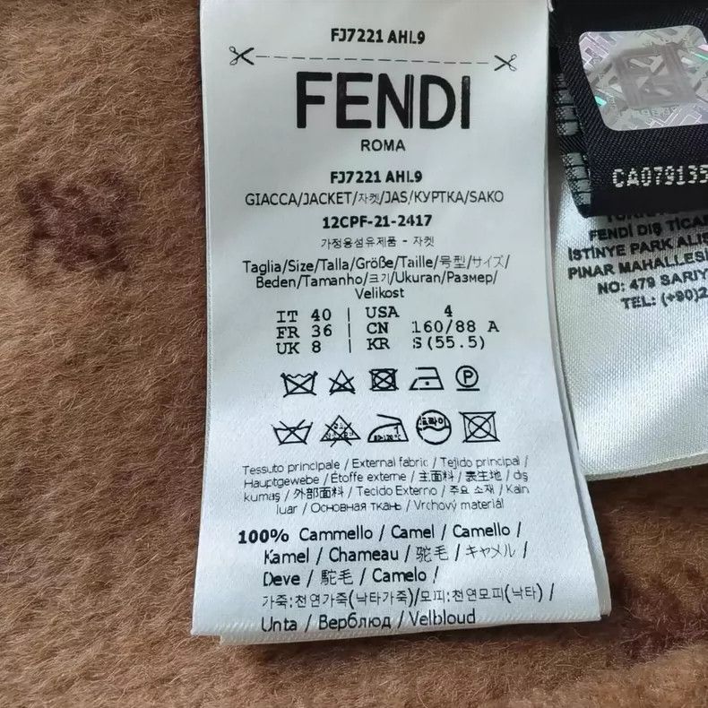 Fendi fendi camel double-breasted wool coat Size US M / EU 48-50 / 2 - 4 Thumbnail