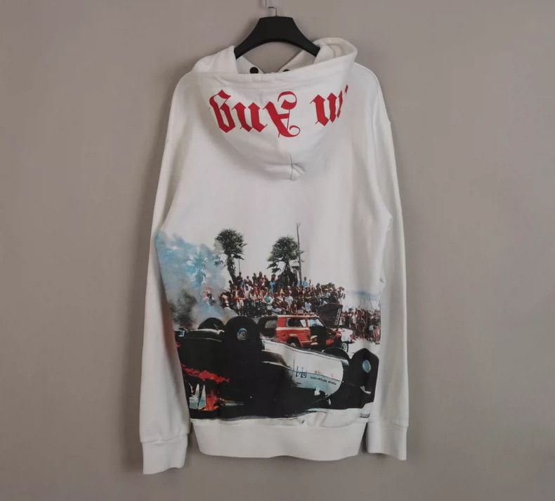 Palm Angels palm angels white graphic hoodie oversized Size US S / EU 44-46 / 1 - 3 Thumbnail