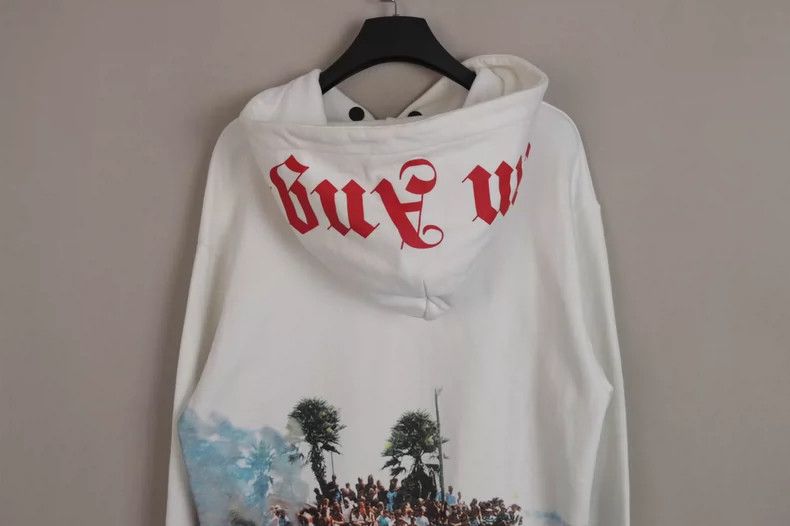 Palm Angels palm angels white graphic hoodie oversized Size US S / EU 44-46 / 1 - 4 Thumbnail