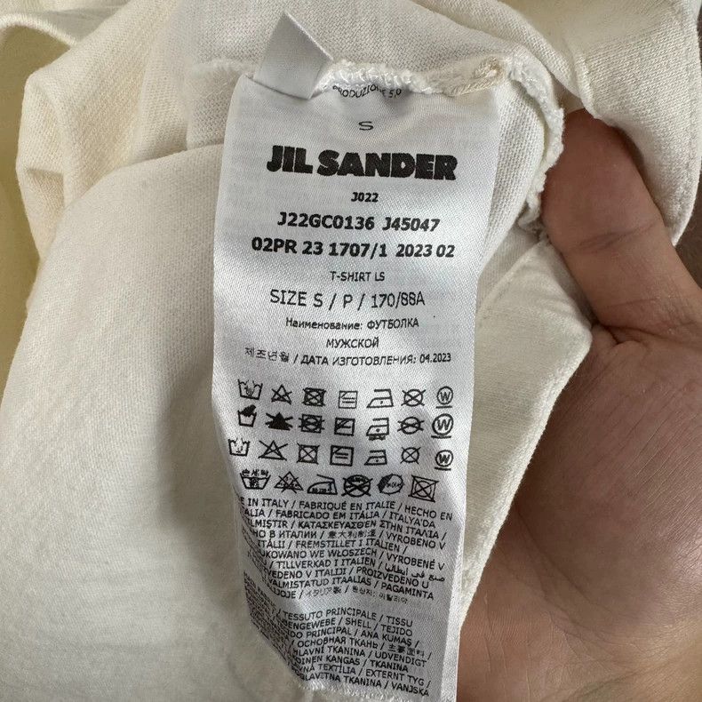 Jil Sander jil sander classic logo long sleeve sweatshirt Size US S / EU 44-46 / 1 - 4 Thumbnail