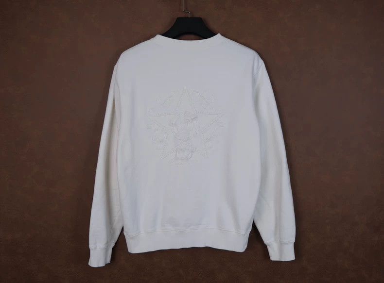 Dior Dior Lucky Star White Sweatshirt Size L Size US L / EU 52-54 / 3 - 3 Thumbnail