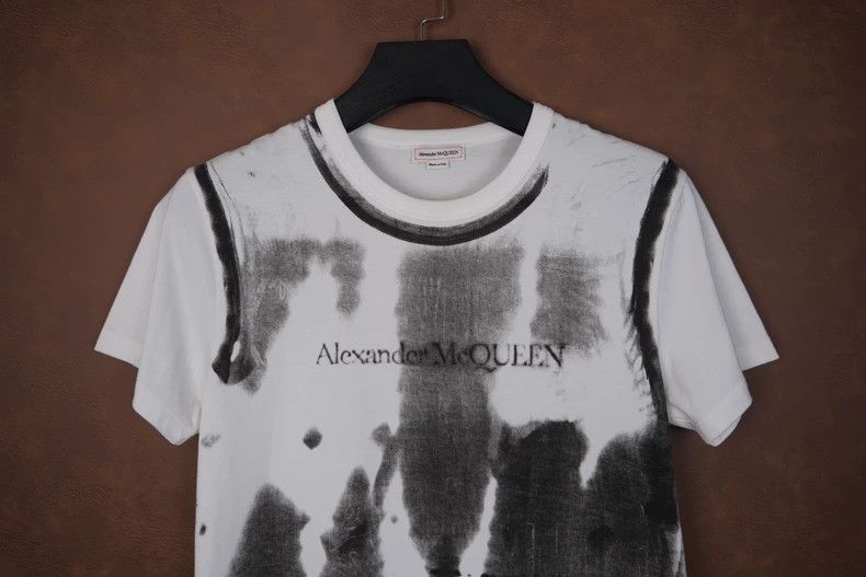 Alexander McQueen alexander mcqueen ink print short sleeve t-shirt Size US M / EU 48-50 / 2 - 2 Thumbnail