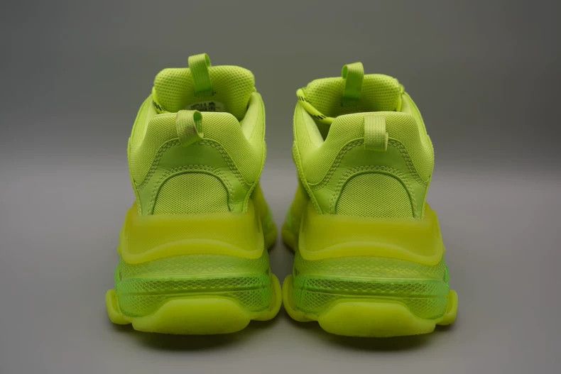 Balenciaga balenciaga triple-s neon yellow chunky sneakers Size US 10 / EU 43 - 5 Thumbnail