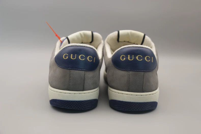 Gucci gucci screener dirty shoes gray size 8.5 Size US 8.5 / EU 41-42 - 5 Thumbnail