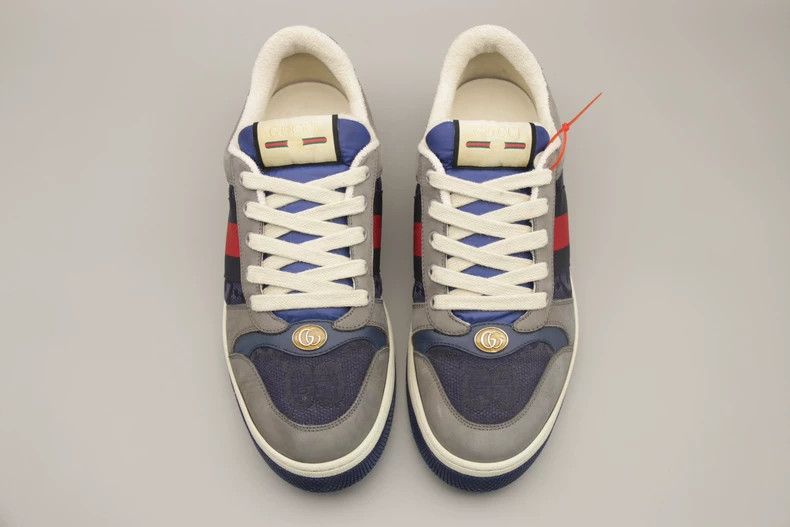 Gucci gucci screener dirty shoes gray size 8.5 Size US 8.5 / EU 41-42 - 4 Thumbnail