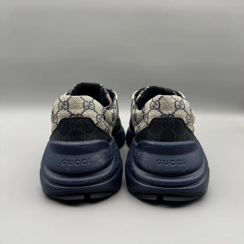 Gucci gucci rhyton dad shoes in black blue Size US 8.5 / EU 41-42 - 5 Thumbnail
