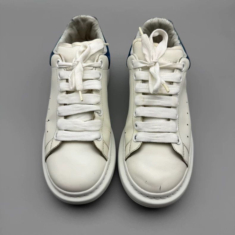 Alexander McQueen alexander mcqueen blue velvet white sneakers Size US 8.5 / EU 41-42 - 4 Thumbnail