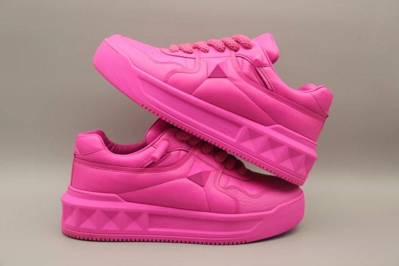 Valentino valentino pink chunky platform sneakers Size US 10 / EU 43 - 3 Thumbnail