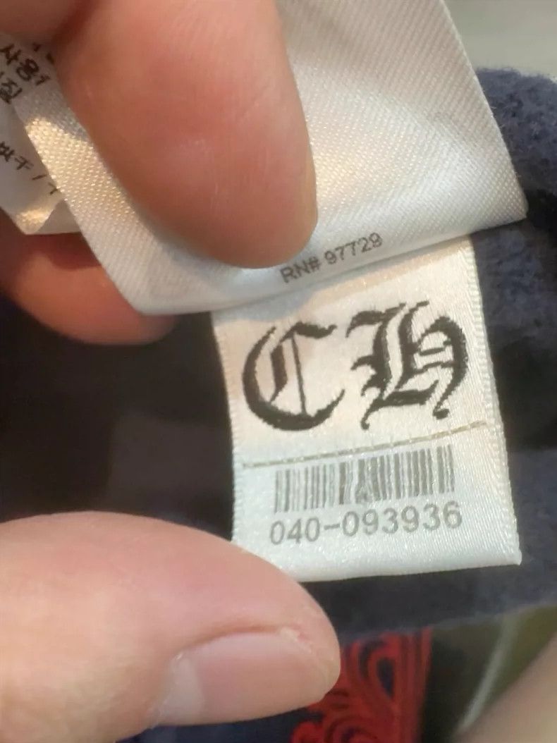 Chrome Hearts chrome hearts navy blue hoodie with logo Size US M / EU 48-50 / 2 - 8 Thumbnail