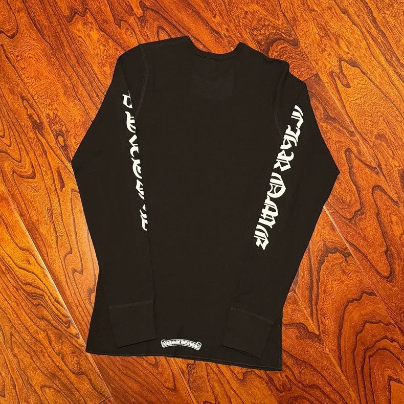 Chrome Hearts chrome hearts long sleeve black tee shirt Size US M / EU 48-50 / 2 - 2 Thumbnail