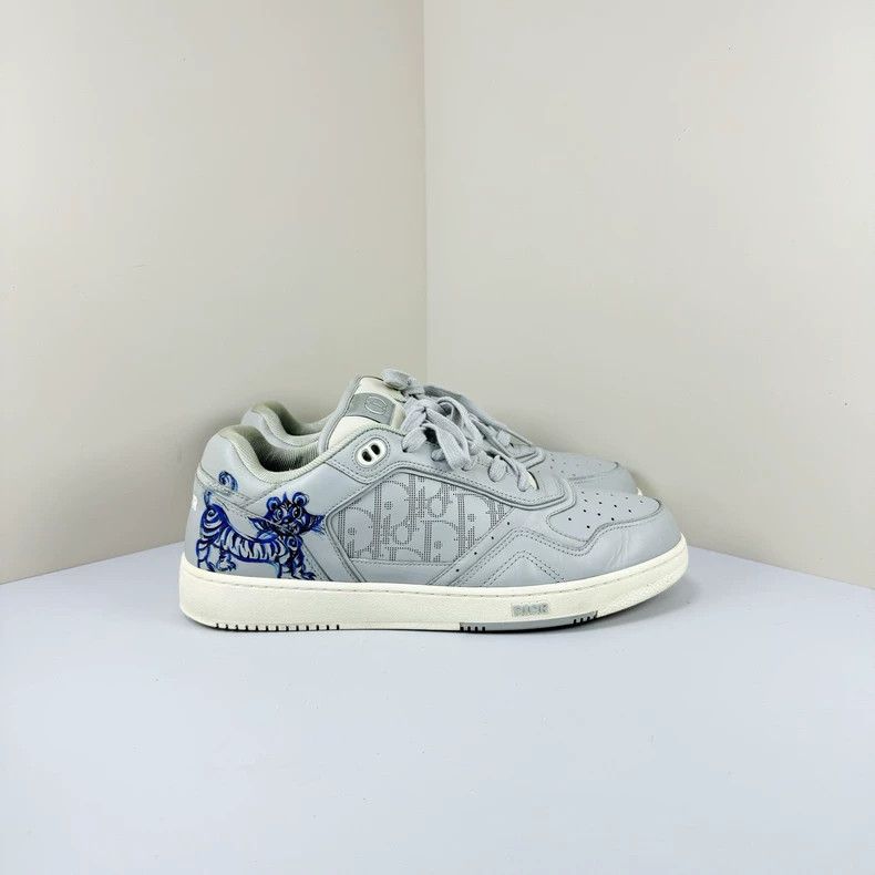 Dior dior b27 gray and white graffiti sneakers Size US 9.5 / EU 42-43 - 4 Thumbnail