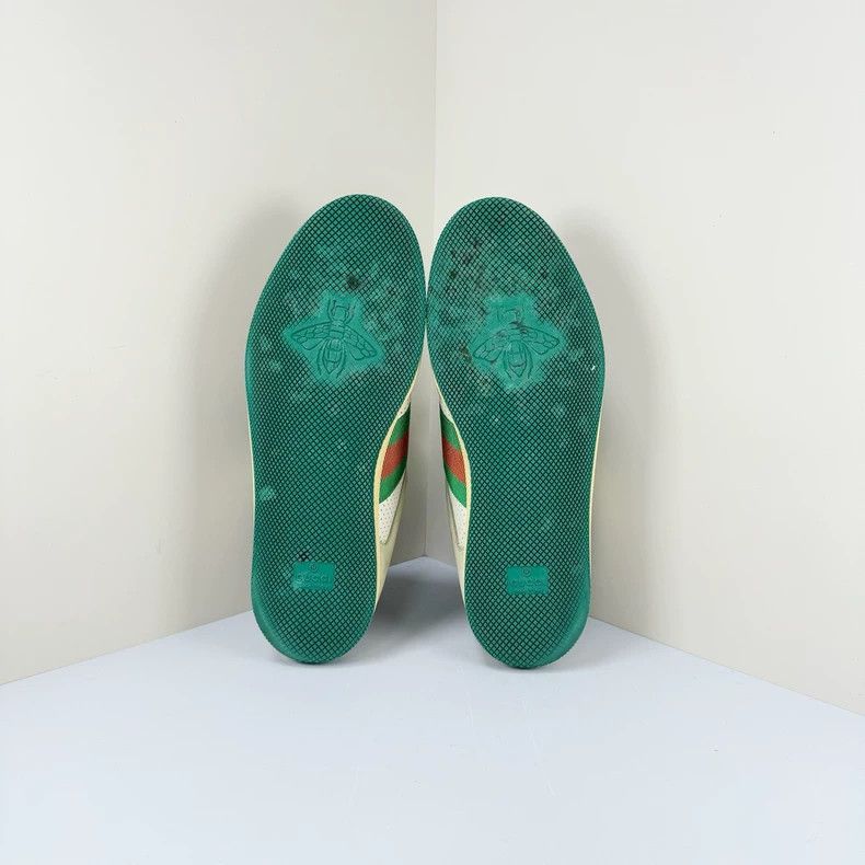 Gucci gucci retro green red striped sneakers size 7 Size US 7 / EU 40 - 5 Thumbnail