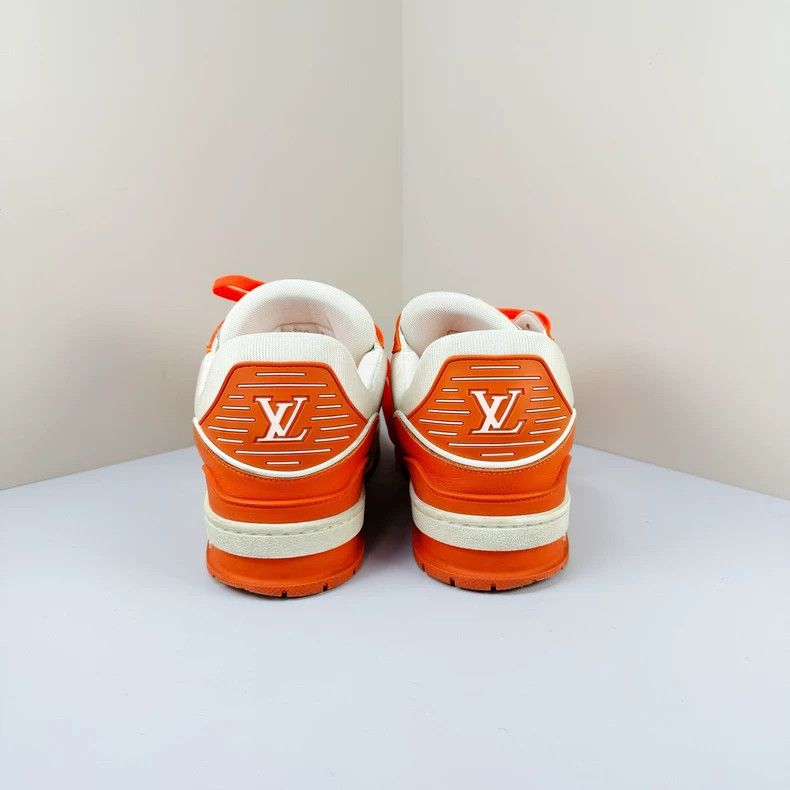 Louis Vuitton louis vuitton red and white trainer sneakers Size US 9 / EU 42 - 3 Thumbnail