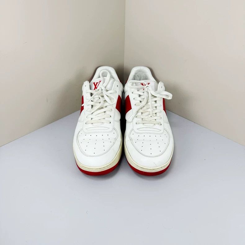 Louis Vuitton louis vuitton casual white and red sneakers Size US 7 / EU 40 - 2 Thumbnail