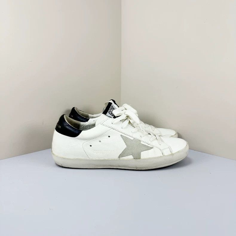 Golden Goose golden goose vintage star white sneakers size 38 Size US 7.5 / EU 40-41 - 3 Thumbnail
