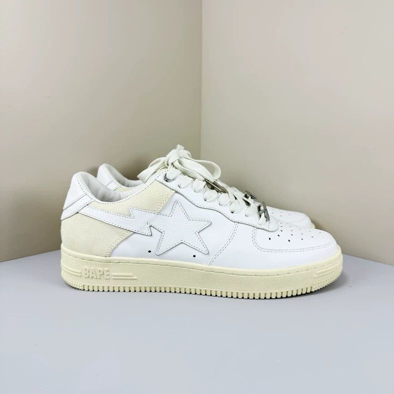 Bape bape sta white casual sneakers size 9.5 Size US 9.5 / EU 42-43 - 4 Thumbnail