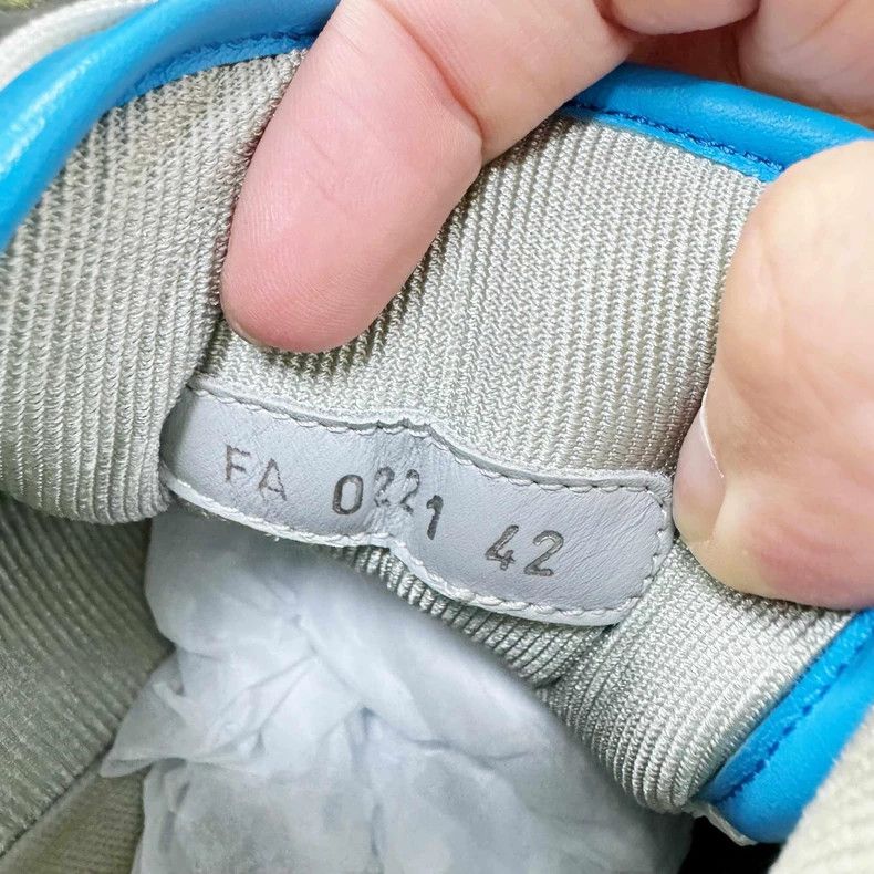 Dior Dior B27 High-Top Sneakers in White and Blue Size US 10 / EU 43 - 6 Thumbnail