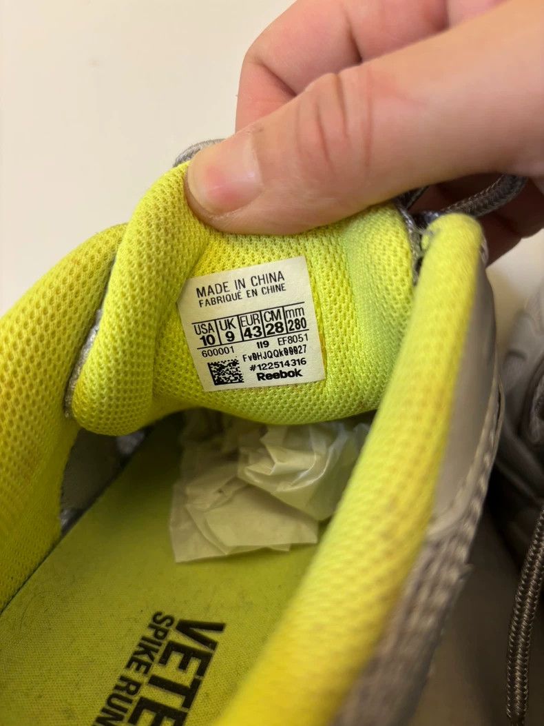 Vetements vetements x reebok silver dmx sneakers Size US 10 / EU 43 - 7 Thumbnail