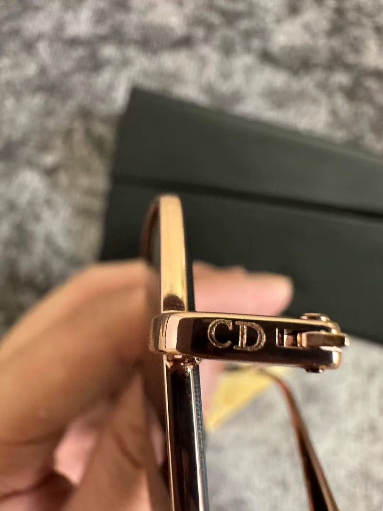 Dior dior cd engraved sunglasses with case Size ONE SIZE - 2 Thumbnail