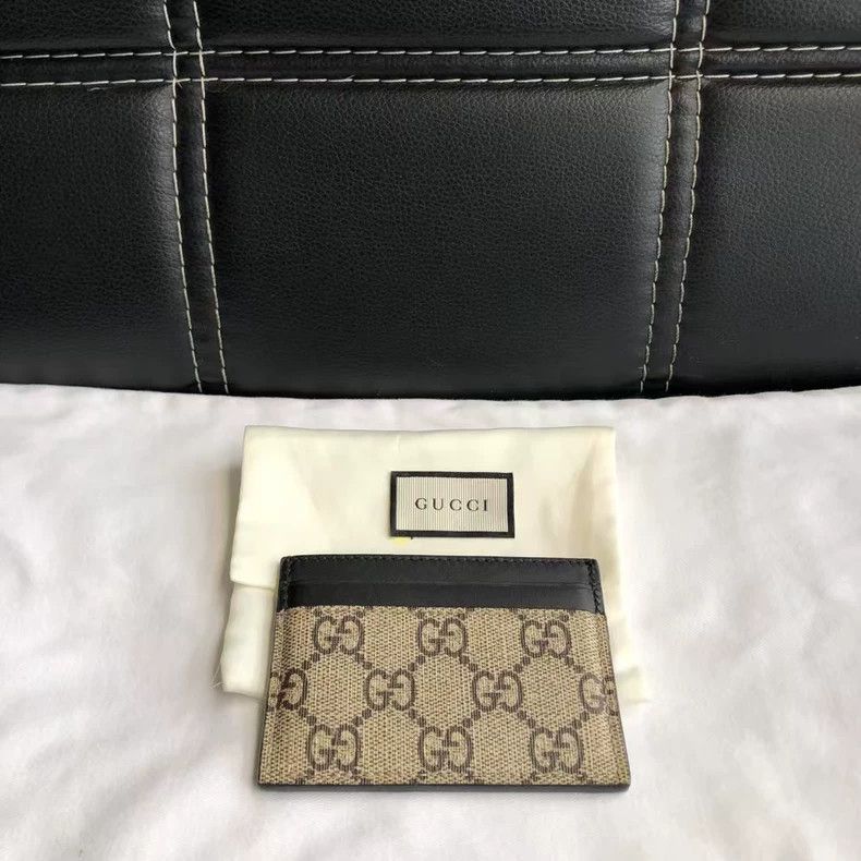 Gucci Gucci bee print double-sided cardholder Size ONE SIZE - 2 Thumbnail