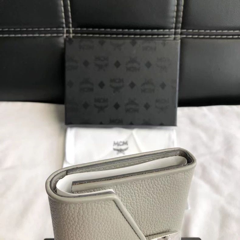 MCM mcm gray classic woc foldable wallet Size ONE SIZE - 4 Thumbnail