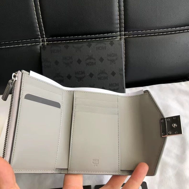 MCM mcm gray classic woc foldable wallet Size ONE SIZE - 5 Thumbnail