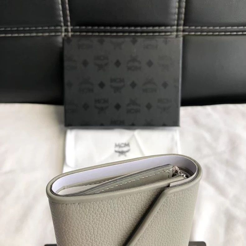 MCM mcm gray classic woc foldable wallet Size ONE SIZE - 3 Thumbnail