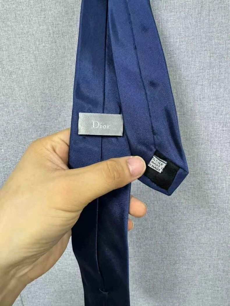 Dior dior navy blue tie Size ONE SIZE - 4 Thumbnail