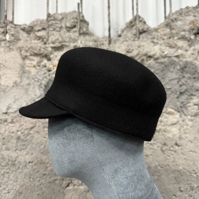 Dior Dior Black Wool Cap Hat Size ONE SIZE - 2 Thumbnail