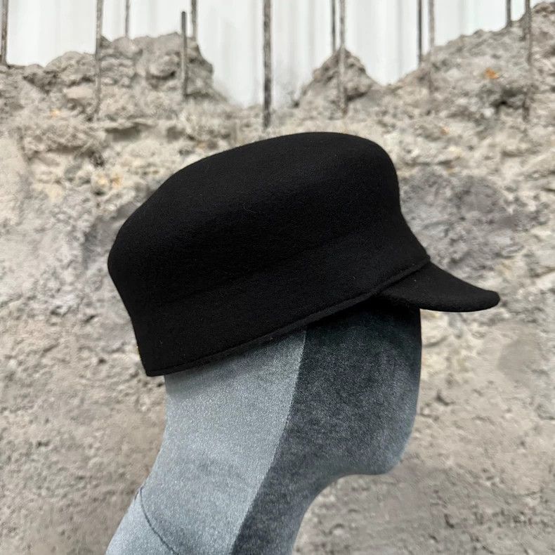 Dior Dior Black Wool Cap Hat Size ONE SIZE - 4 Thumbnail