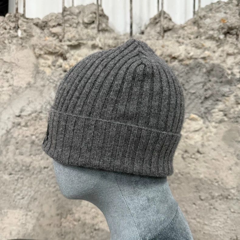 Chrome Hearts gray knitted beanie with cross logo Size ONE SIZE - 2 Thumbnail