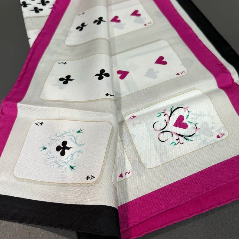 Hermes hermes silk scarf with playing card design Size ONE SIZE - 5 Thumbnail