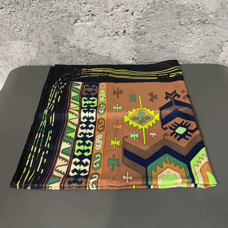 Hermes hermes silk scarf with geometric patterns Size ONE SIZE - 3 Thumbnail