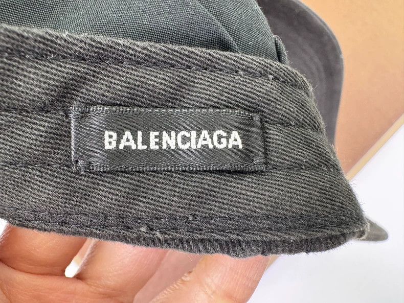 Balenciaga balenciaga black embroidered baseball cap Size ONE SIZE - 3 Thumbnail