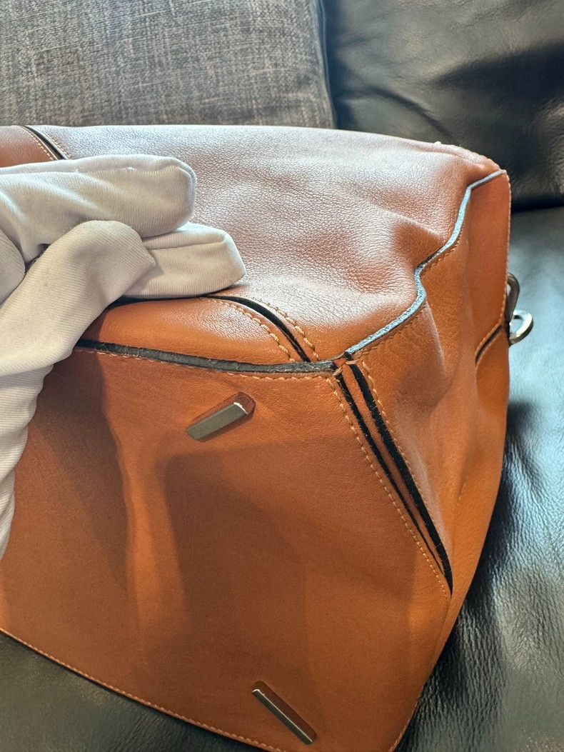 Loewe large geometric puzzle bag in caramel Size ONE SIZE - 5 Thumbnail