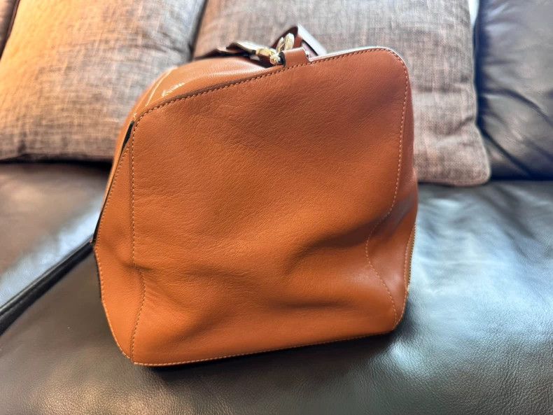 Loewe large geometric puzzle bag in caramel Size ONE SIZE - 2 Thumbnail