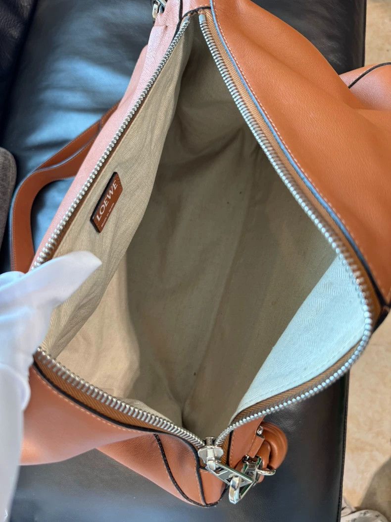 Loewe large geometric puzzle bag in caramel Size ONE SIZE - 7 Thumbnail