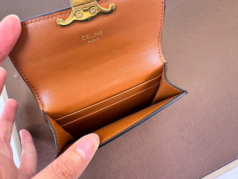 Celine celine triumph logo cardholder bag Size ONE SIZE - 4 Thumbnail
