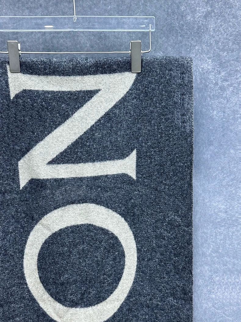 Moncler moncler large logo wool cashmere scarf Size ONE SIZE - 7 Thumbnail