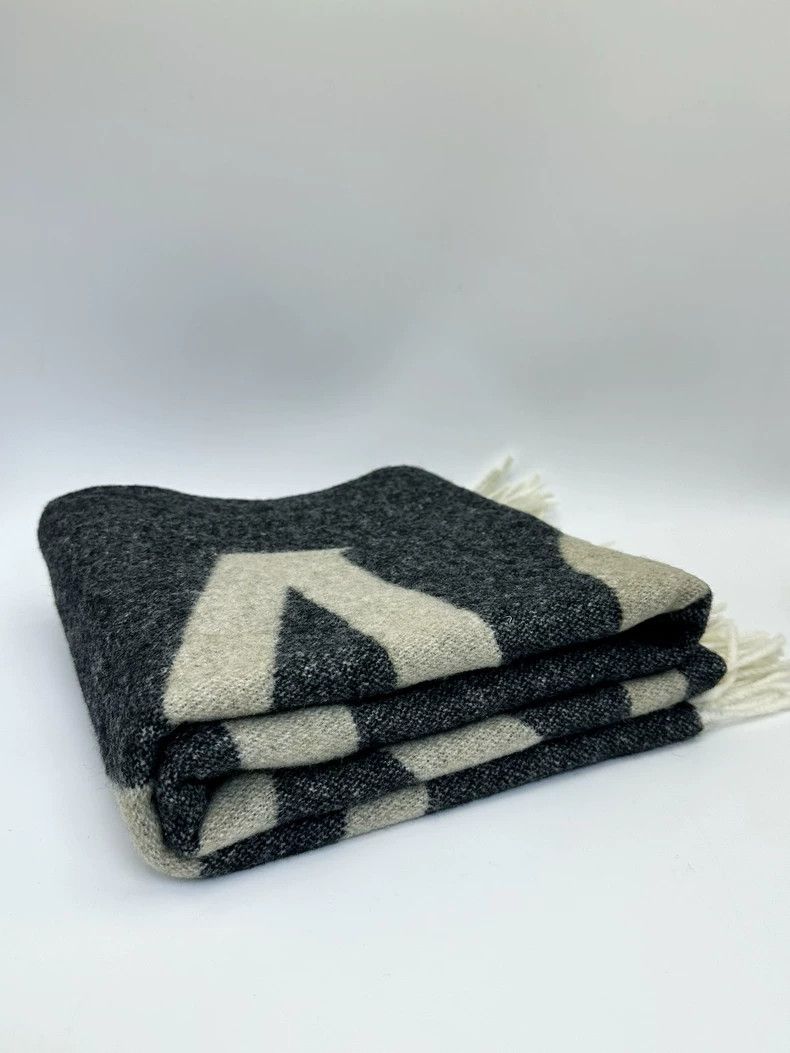 Moncler moncler large logo wool cashmere scarf Size ONE SIZE - 8 Thumbnail
