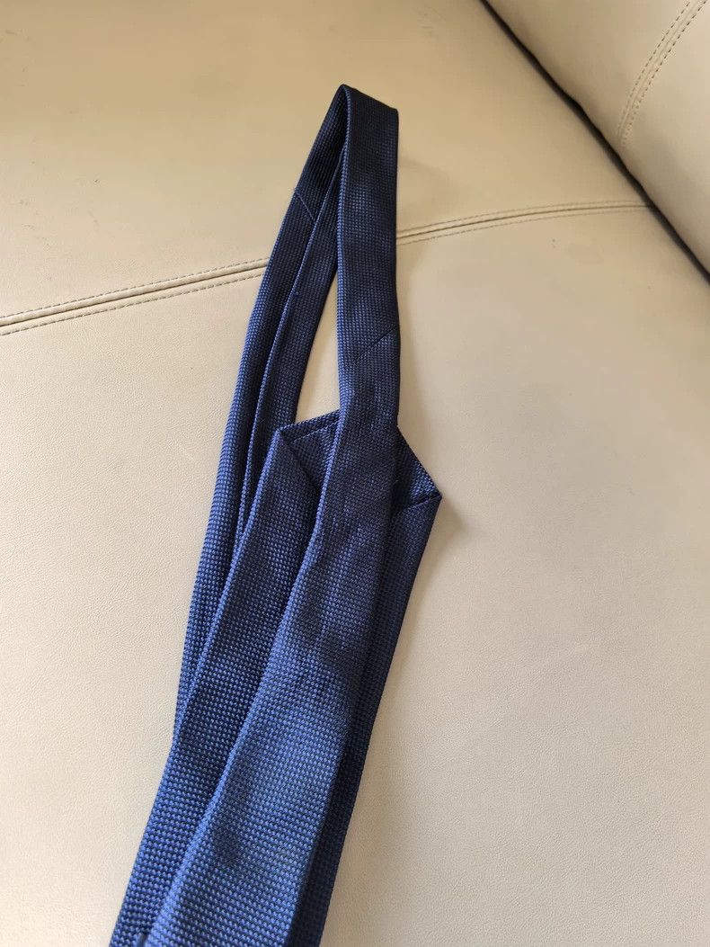 Louis Vuitton stylish blue patterned men's tie Size ONE SIZE - 4 Thumbnail