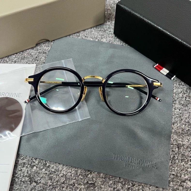 Thom Browne Thom Browne TB-807-A Black Gold Glasses Size ONE SIZE - 2 Thumbnail