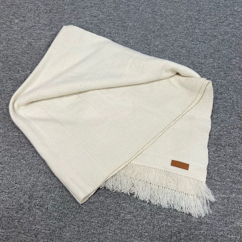 Hermes hermes rayee large h cashmere scarf Size ONE SIZE - 2 Thumbnail