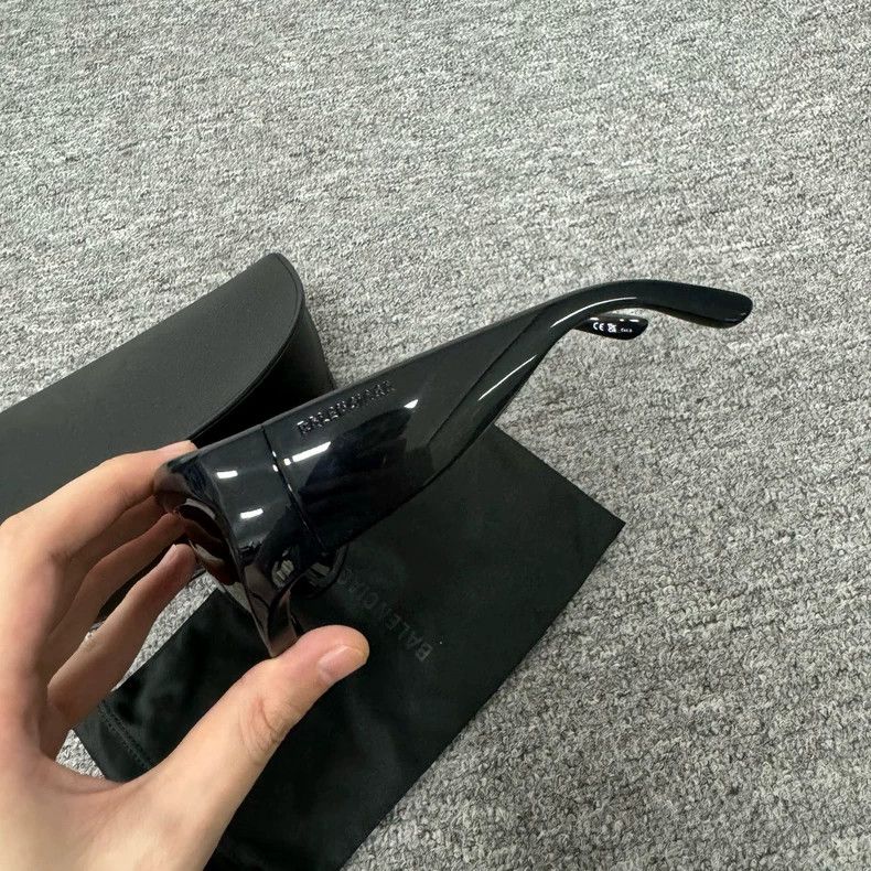 Balenciaga balenciaga wrap d round frame sunglasses Size ONE SIZE - 4 Thumbnail