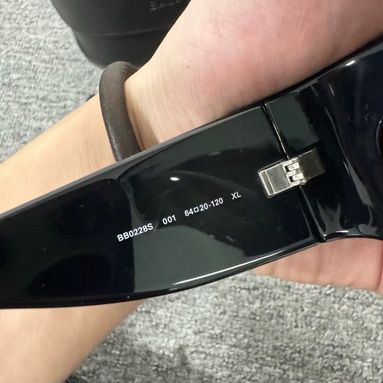 Balenciaga balenciaga wrap d round frame sunglasses Size ONE SIZE - 5 Thumbnail
