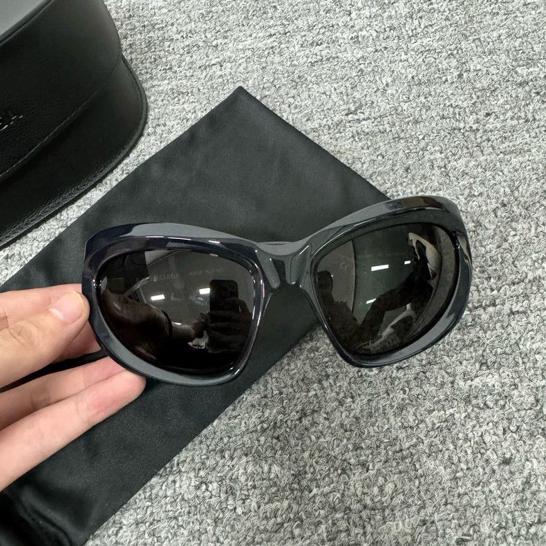 Balenciaga balenciaga wrap d round frame sunglasses Size ONE SIZE - 2 Thumbnail