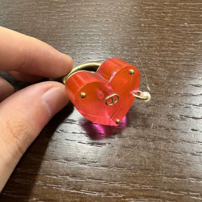 Dior Dior Valentine's Day Transparent Heart Ring Size ONE SIZE - 3 Thumbnail