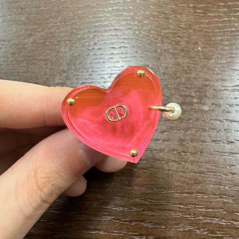 Dior Dior Valentine's Day Transparent Heart Ring Size ONE SIZE - 4 Thumbnail
