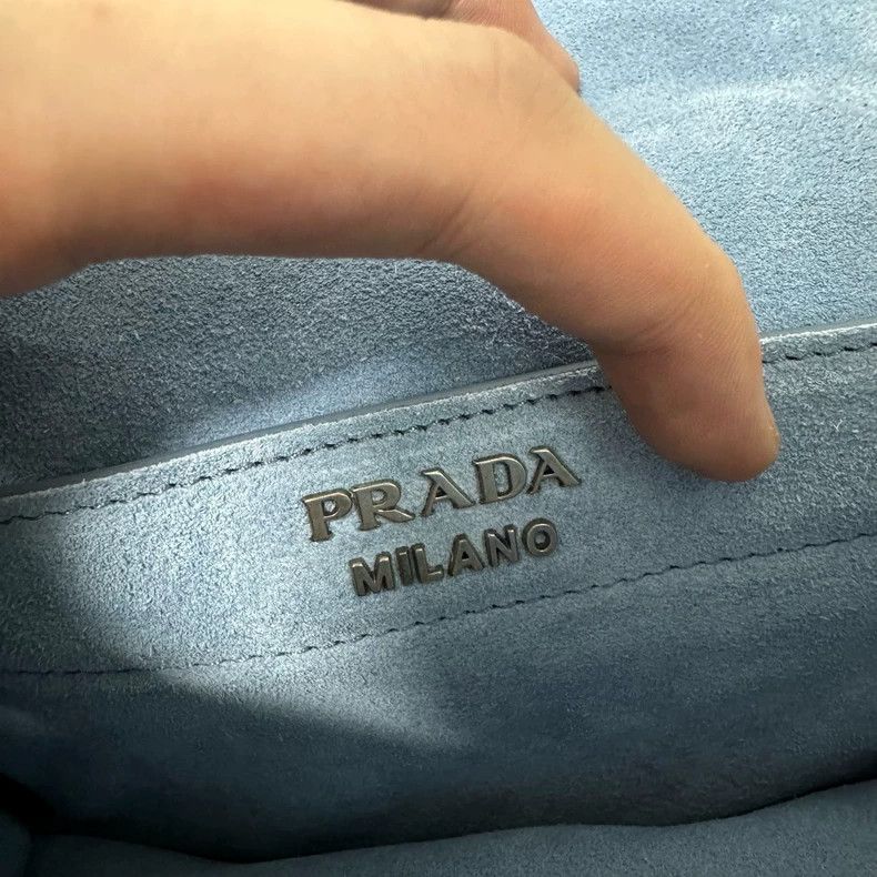 Prada prada denim green crossbody bag small Size ONE SIZE - 9 Thumbnail